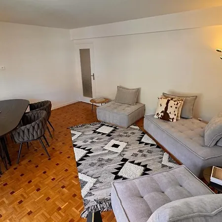 Apartment Elegant 3 Pieces, 2 Chambres, 4 Pers, Clim, Wi-Fi, Proche Des Plages