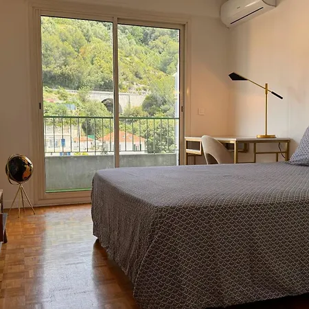 Elegant 3 Pieces, 2 Chambres, 4 Pers, Clim, Wi-Fi, Proche Des Plages Nice